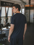 Black Stitched Sport T-shirt