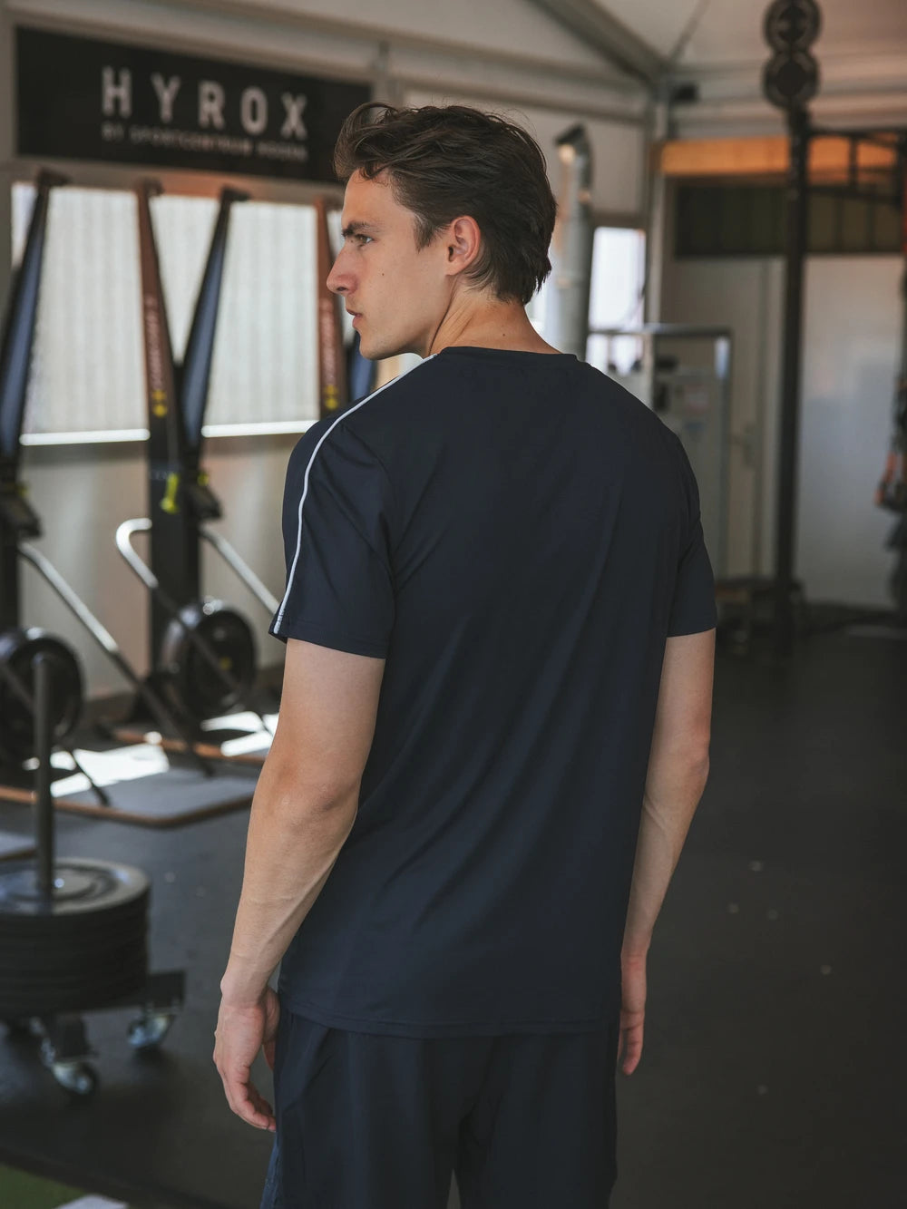 Black Stitched Sport T-shirt