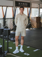 Beige Sport Half-Zip