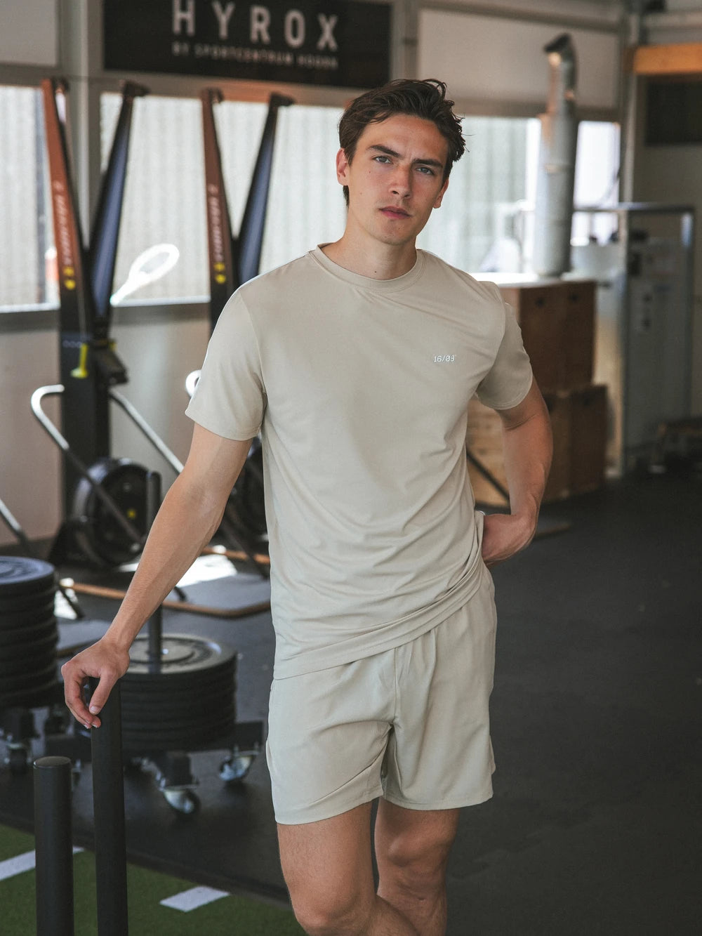 Beige Basic Sport T-shirt