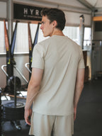 Beige Basic Sports T-shirt