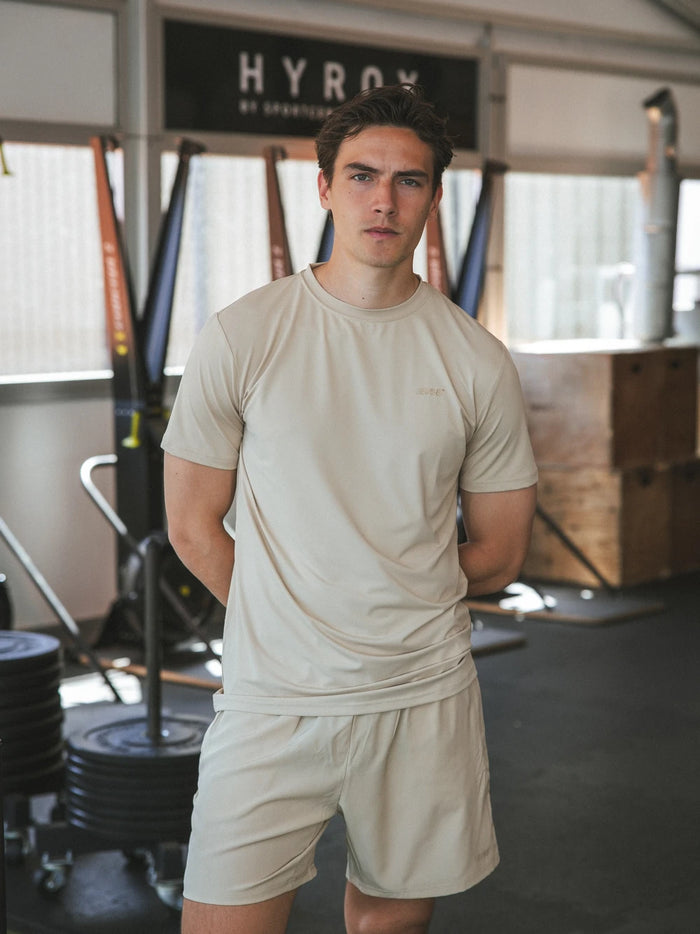 Beige Basic Sport T-shirt