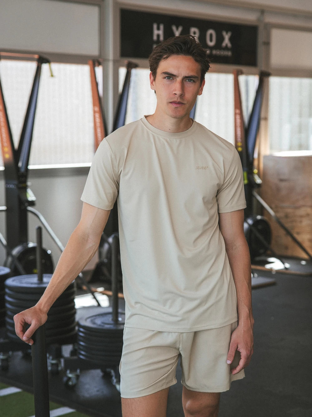 Beige Basic Sport T-shirt