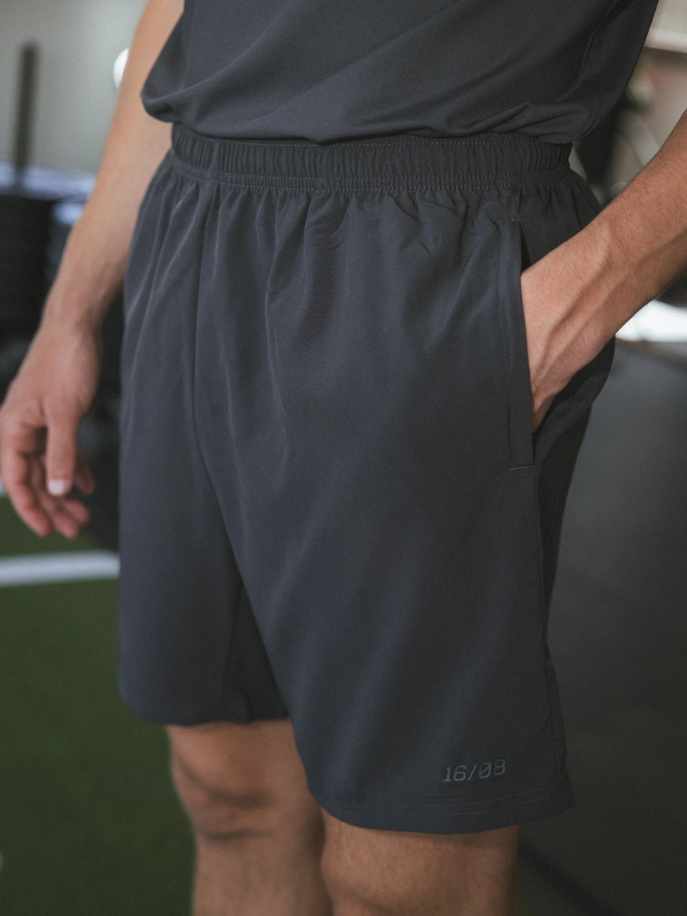 Dark Grey Basic Sport Shorts