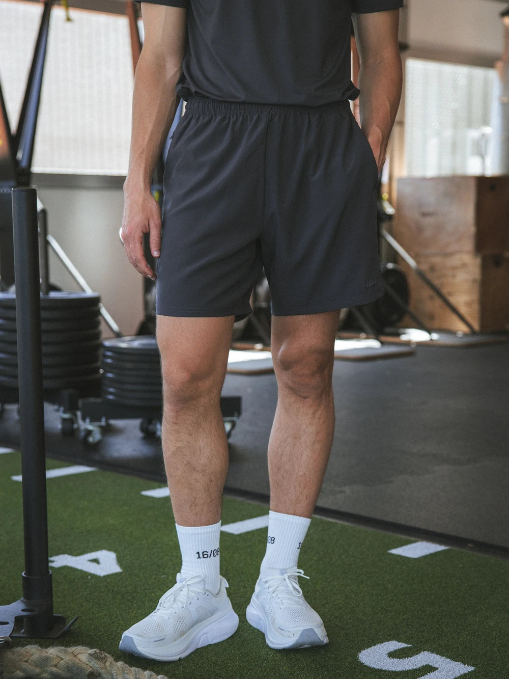 Dark Grey Basic Sport Shorts