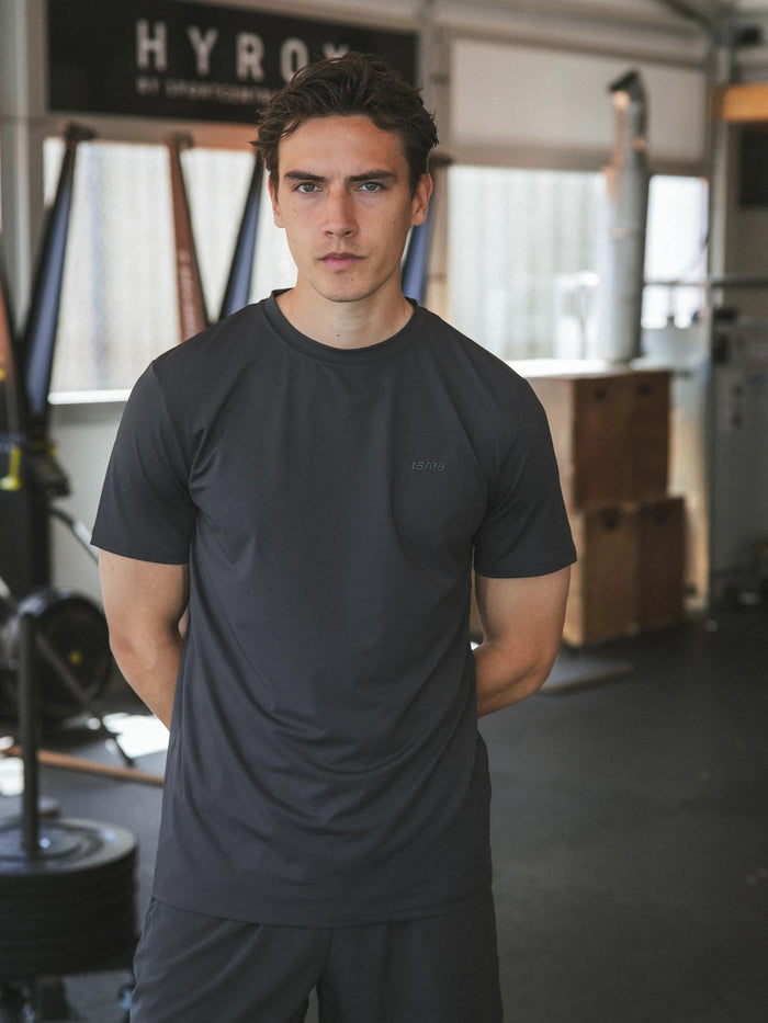 Dark Grey Basic Sport T-shirt