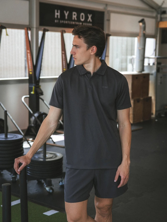 Dark Grey Sport Polo