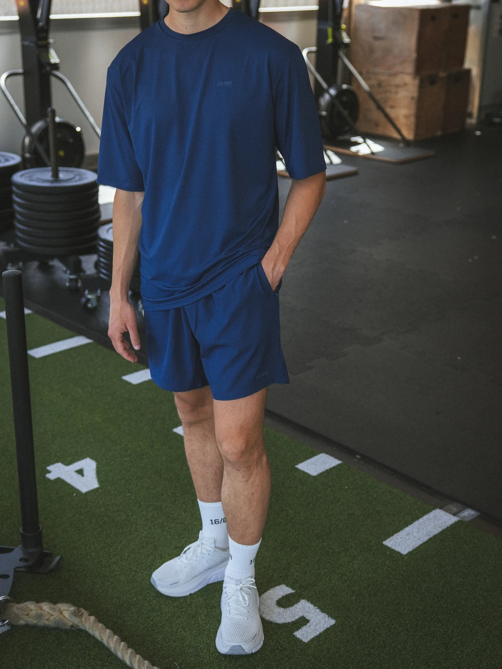 Blue Oversized Sport T-shirt