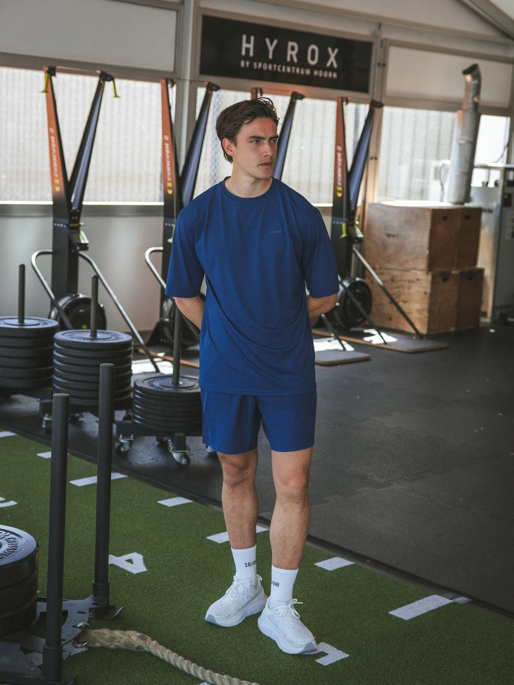 Blue Basic Sport Short