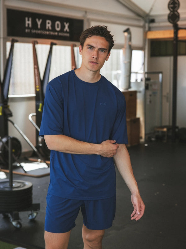Blue Oversized Sport T-shirt
