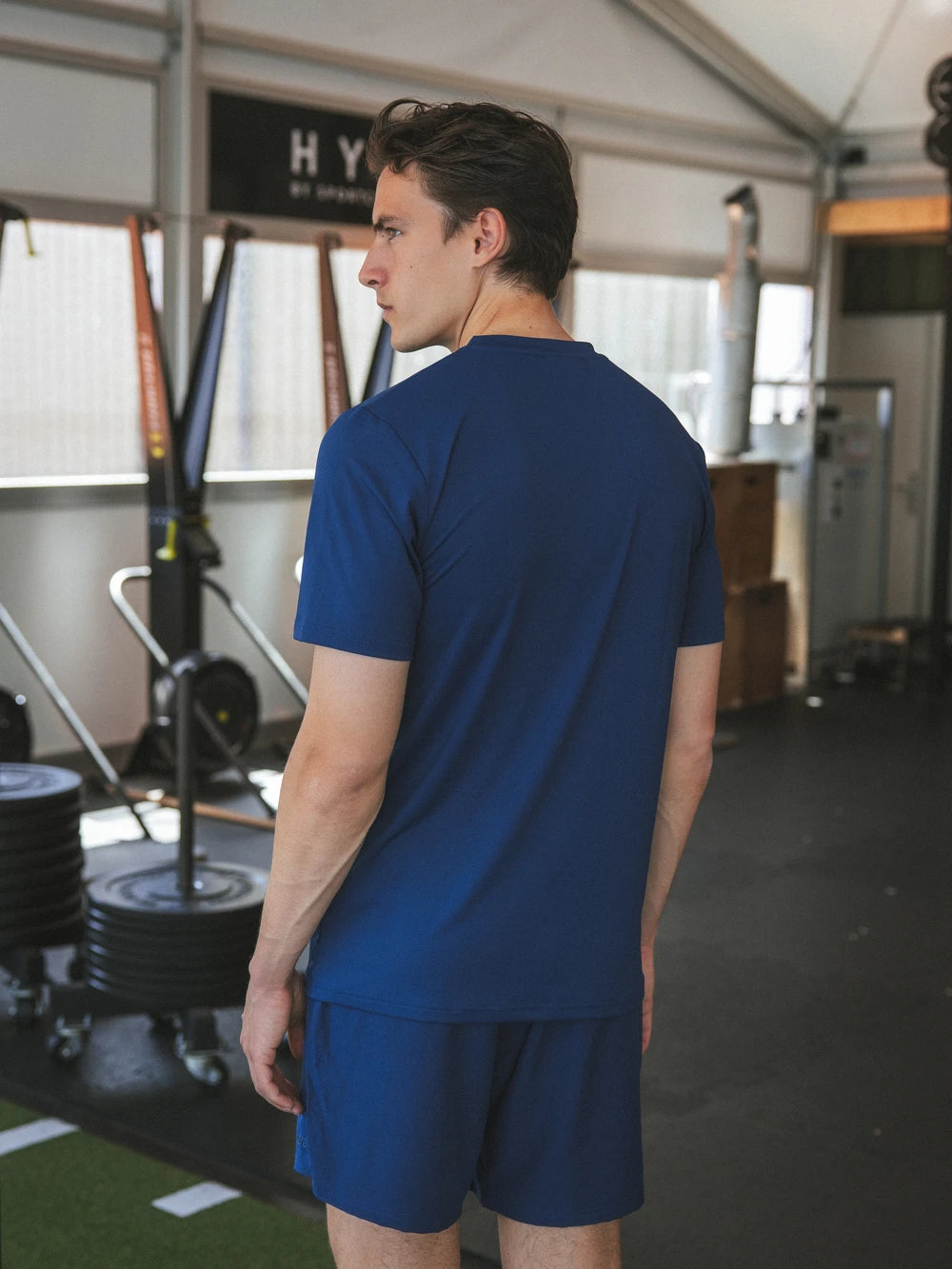 Blue Basic Sports T-Shirt