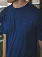Blue Basic Sports T-Shirt