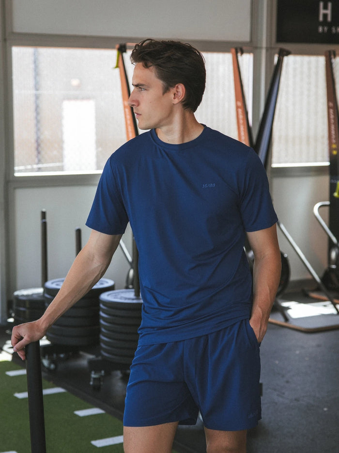 Blue Basic Sport T-shirt