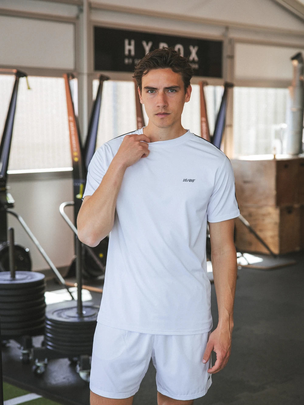 White Stitched Sport T-shirt