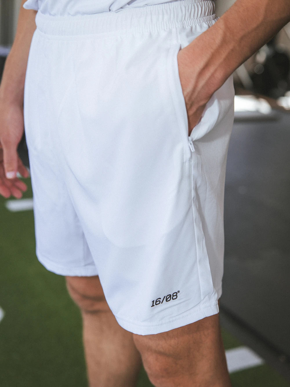 White Basic Sport Short
