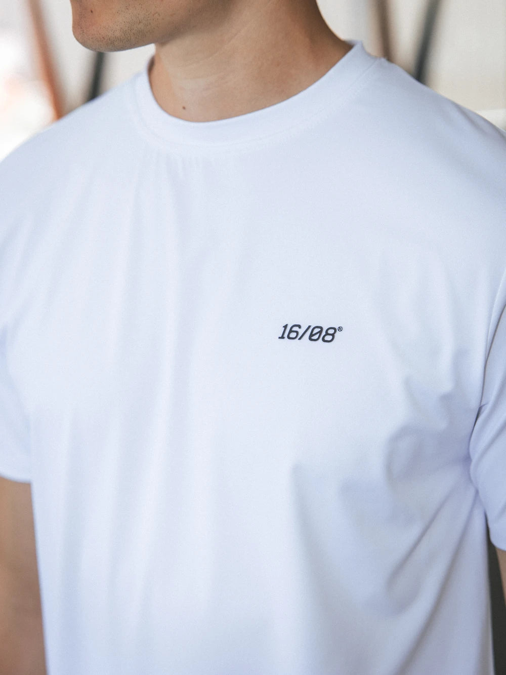 White Basic Sport T-shirt