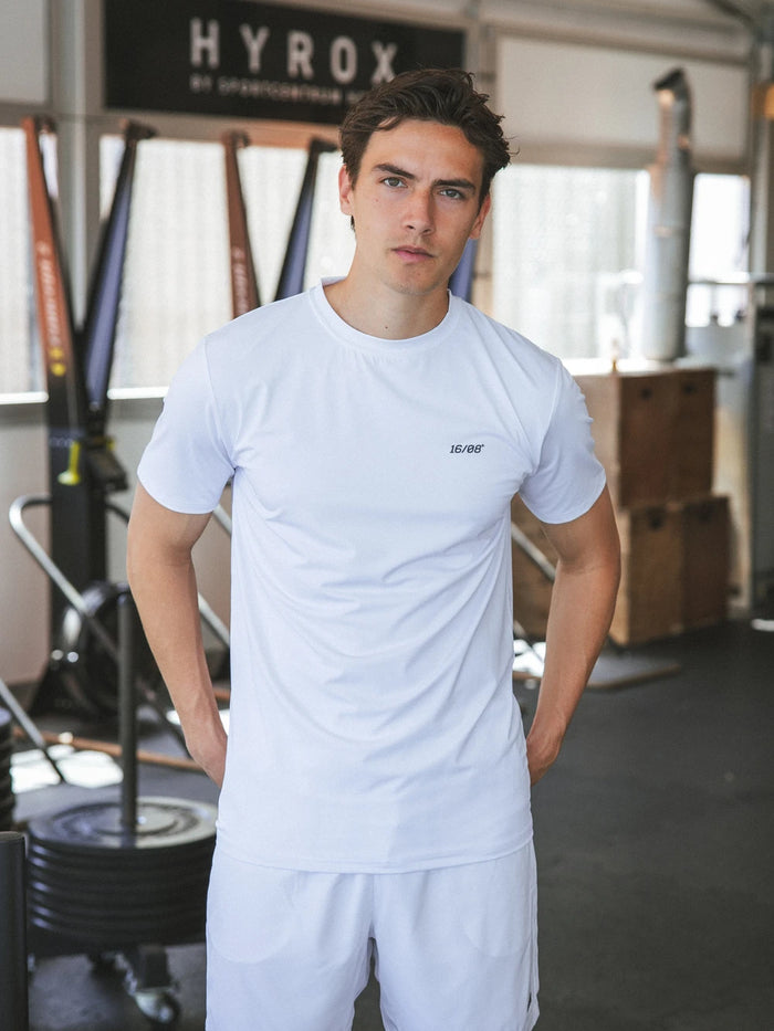 White Basic Sport T-shirt