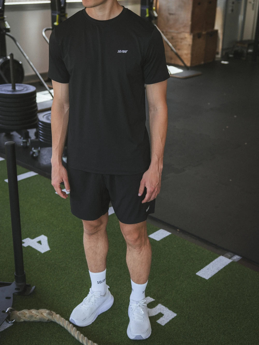 Black Basic Sport T-shirt