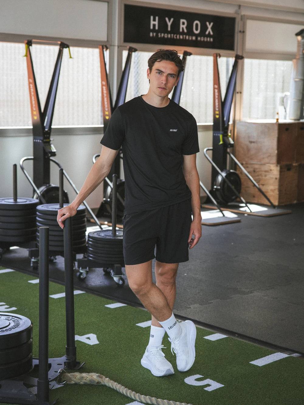 Black Basic Sports Short