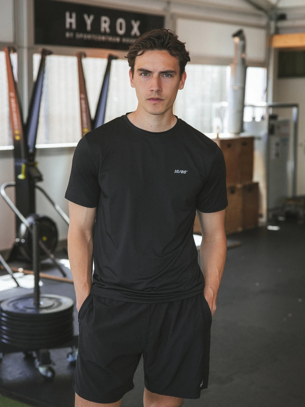 Black Basic Sports T-shirt