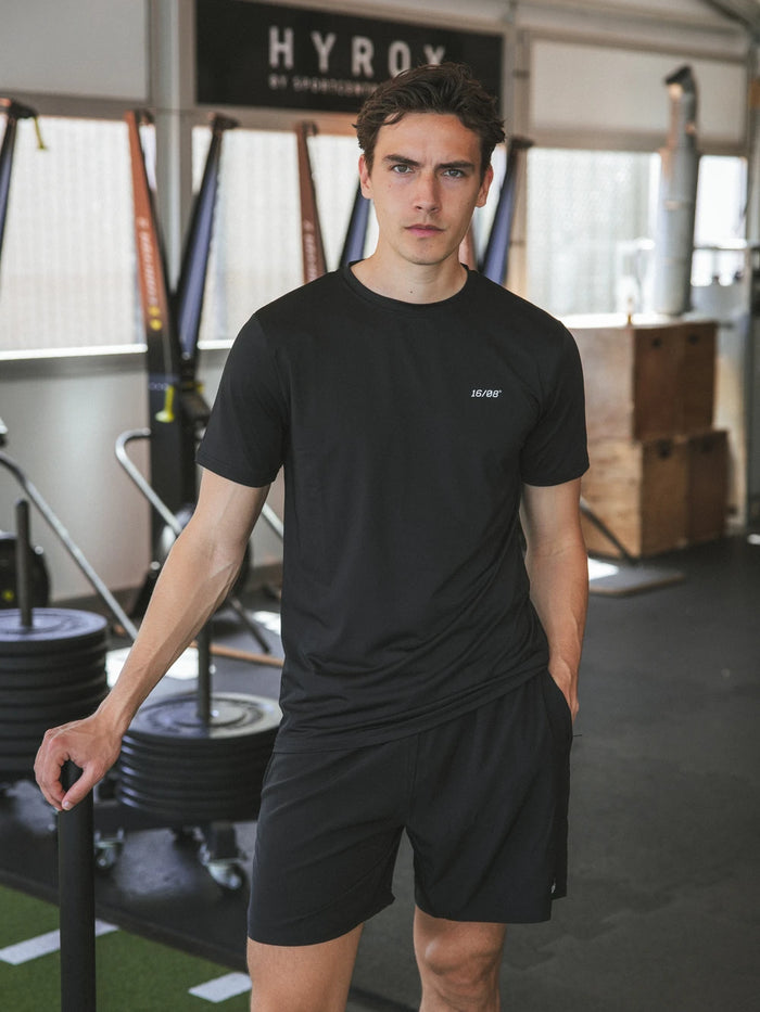 Black Basic Sport T-shirt