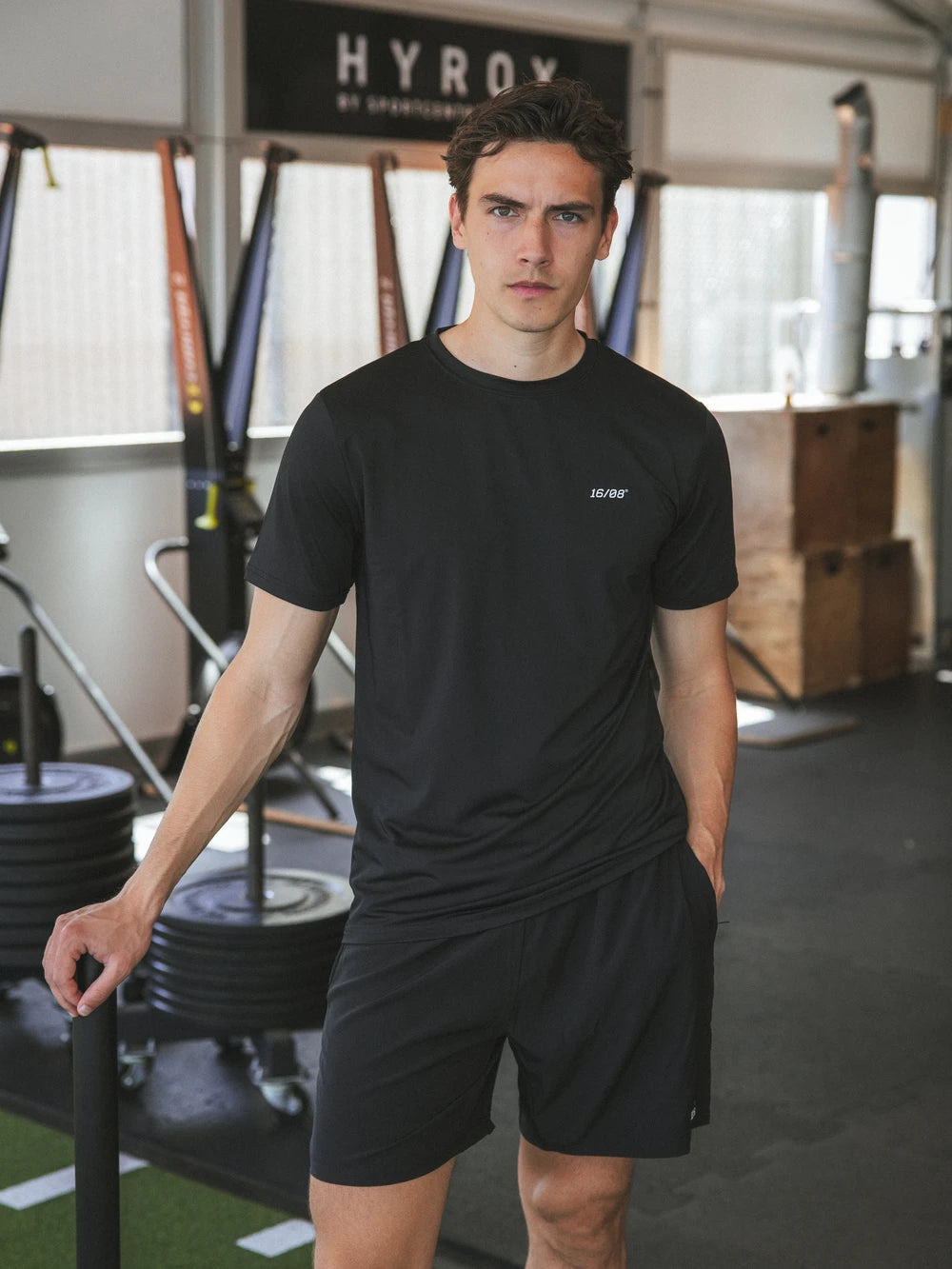 Black Basic Sport T-shirt