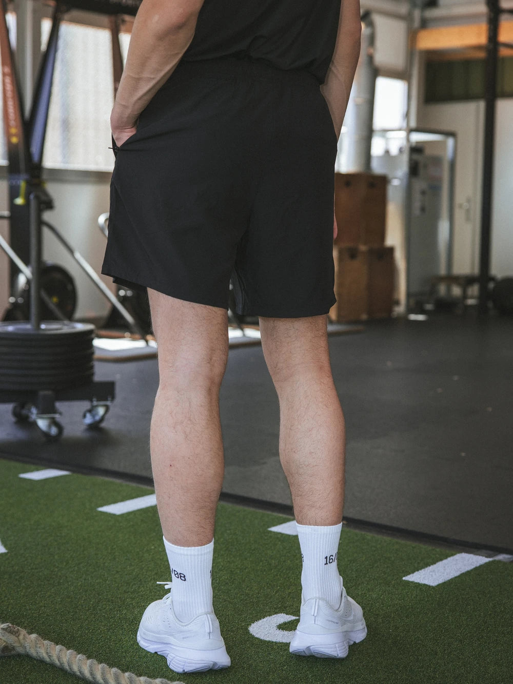 Black Basic Sports Short