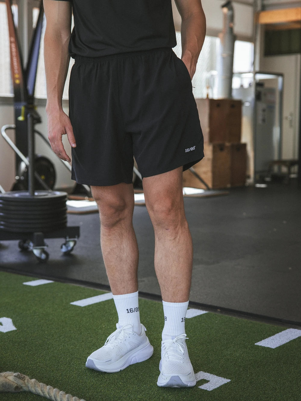 Black Basic Sports Short