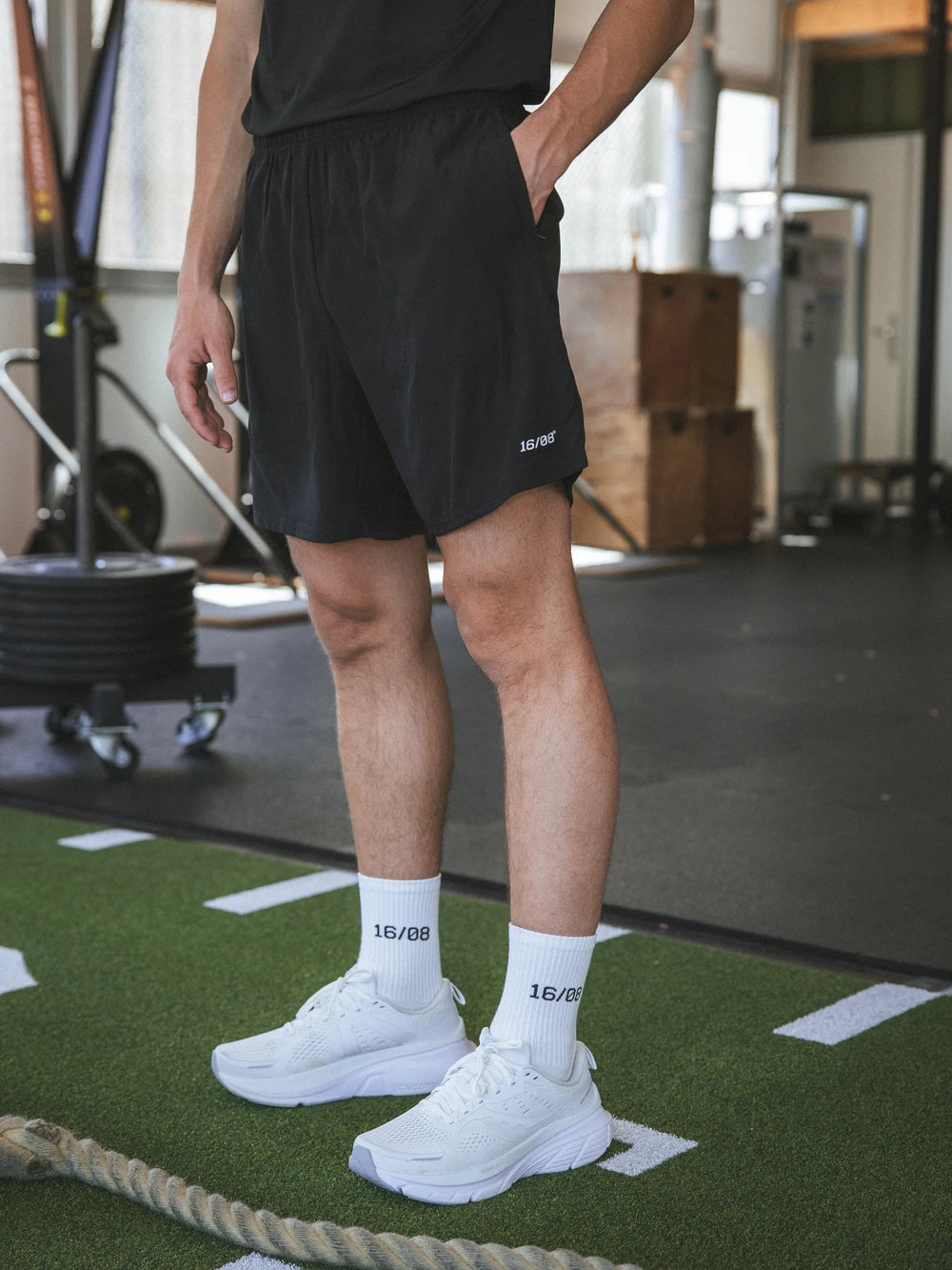Black Basic Sports Short