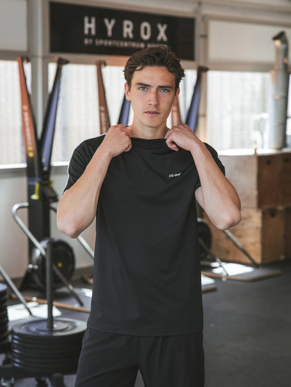 Black Stitched Sport T-shirt