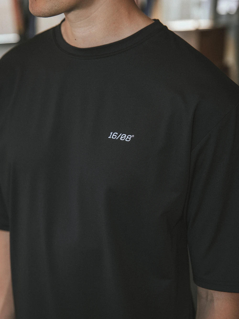 Black Oversized Sport T-shirt