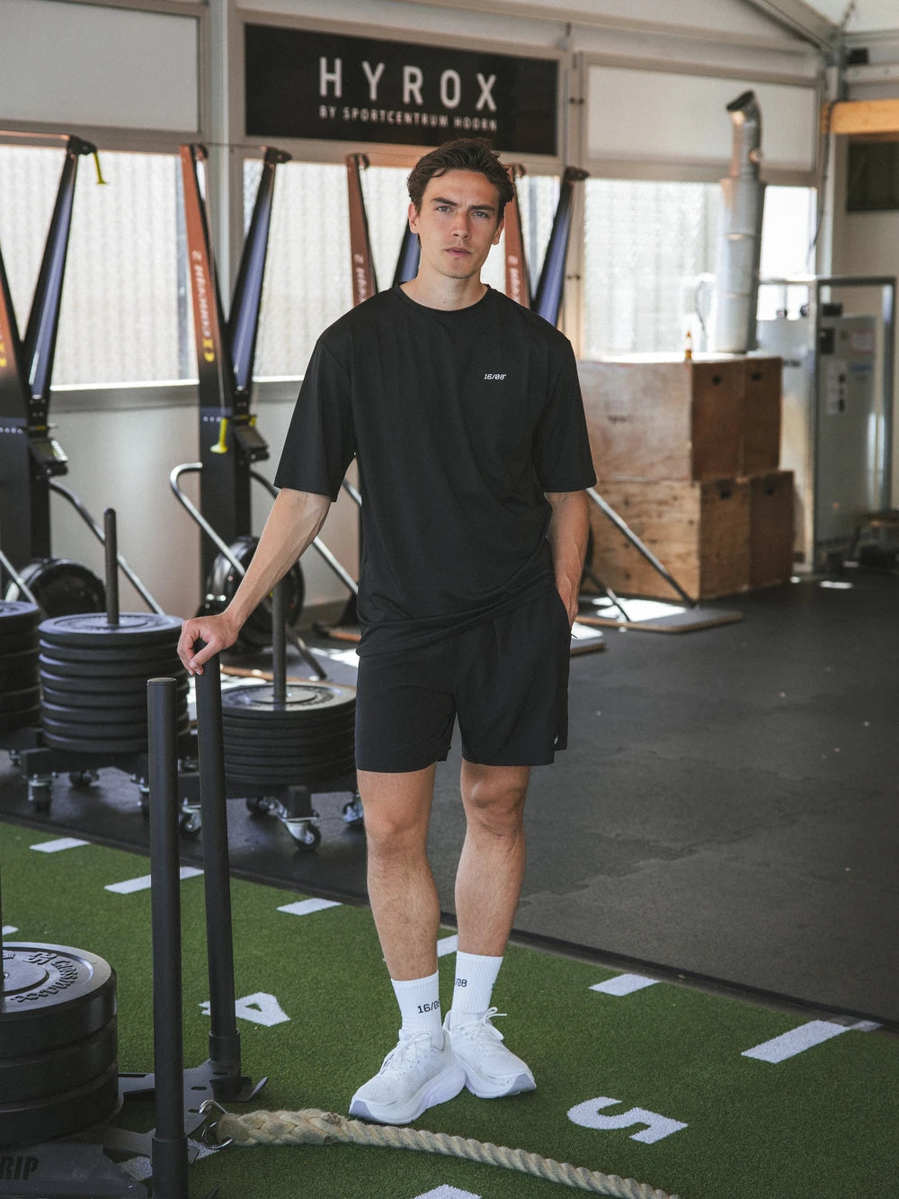 Black Oversized Sport T-shirt