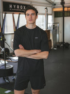 Black Oversized Sport T-shirt
