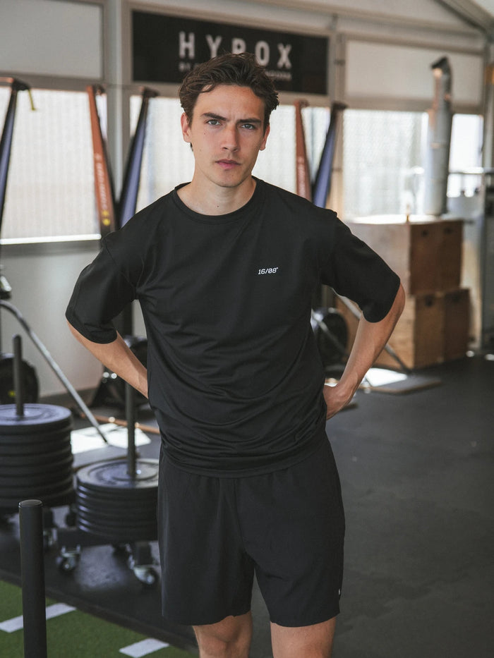 Black Oversized Sport T-shirt