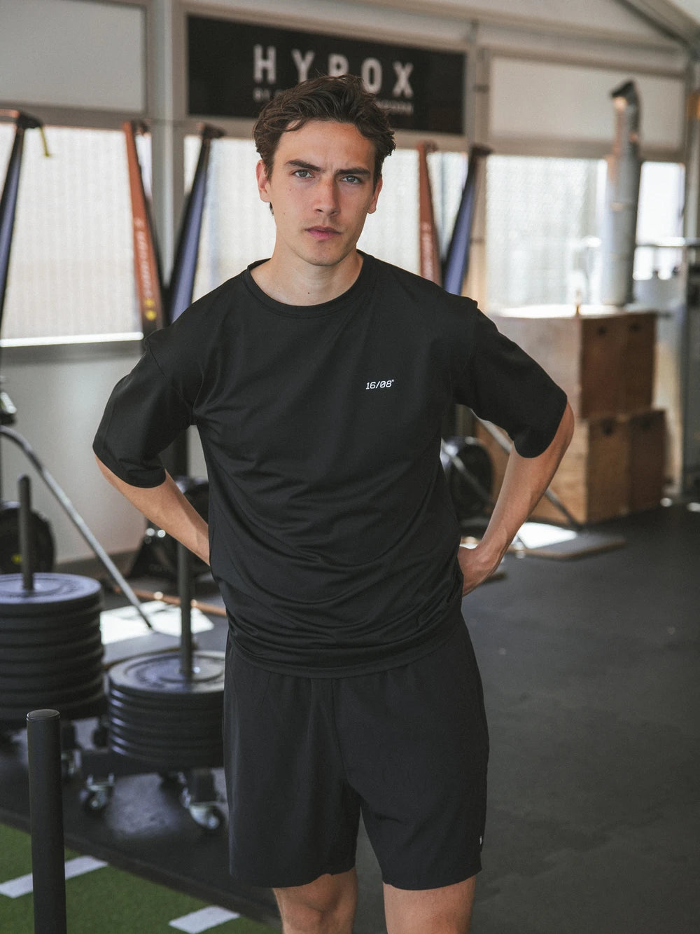 Black Oversized Sport T-shirt