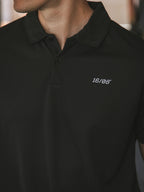 Schwarzes Sport-Polo
