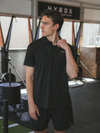 Schwarzes Sport-Polo