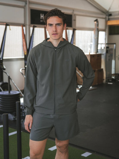 Armygrüne Sportjacke