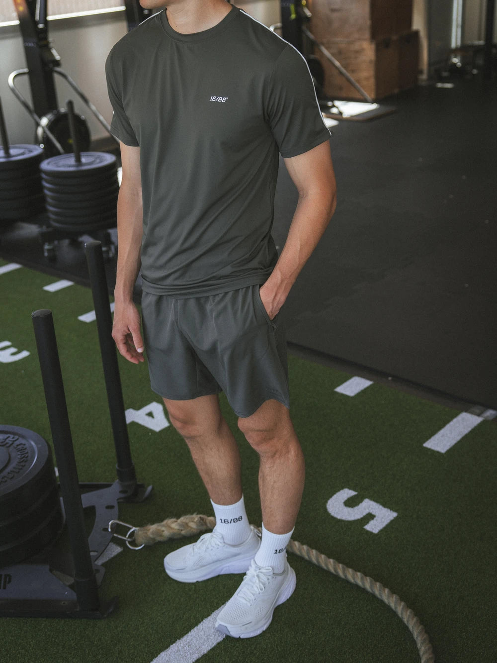 Army Green Basic Sports Short
