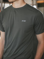 Army Green Stitched Sport T-shirt
