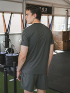 Army Green Stitched Sport T-shirt