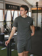 Army Green Stitched Sport T-shirt