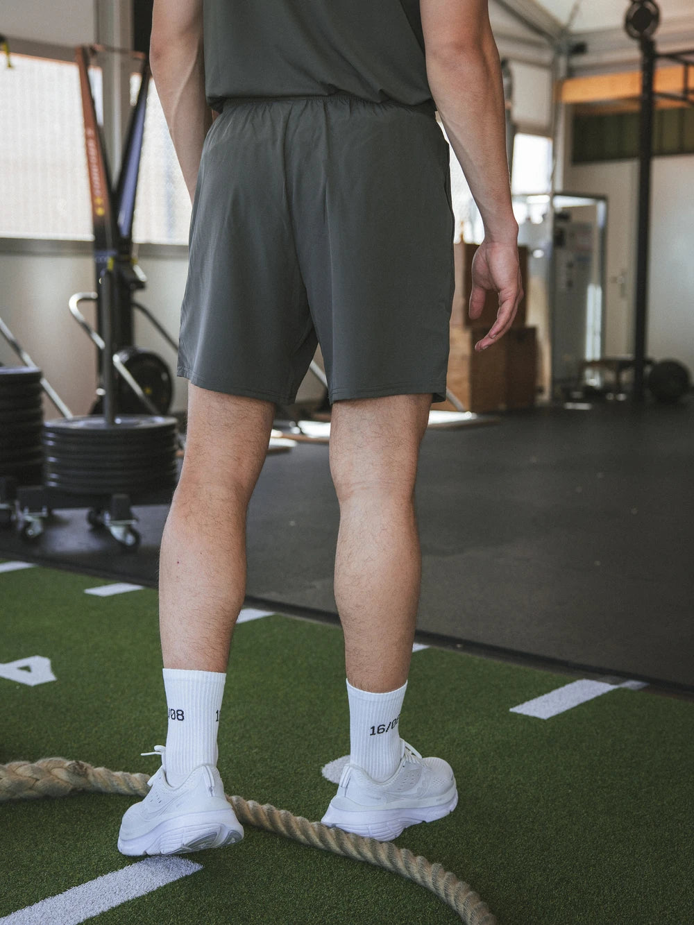 Army Green Basic Sports Short