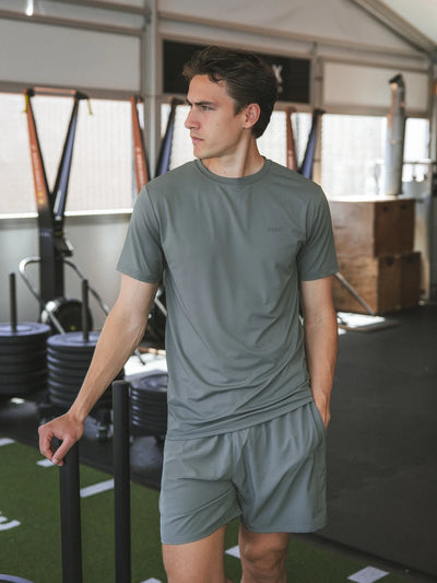 Olive Basic Sport-T-Shirt