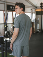 Olive Stitched Sports T-shirt