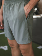 Olive Basic Sports Shorts