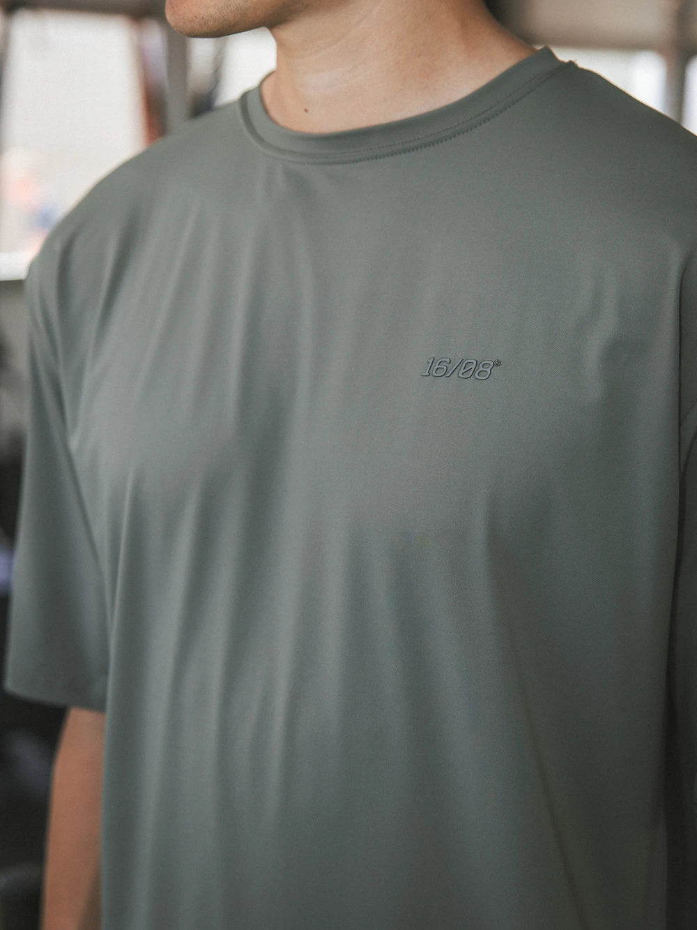 Olive Oversized Sport T-shirt