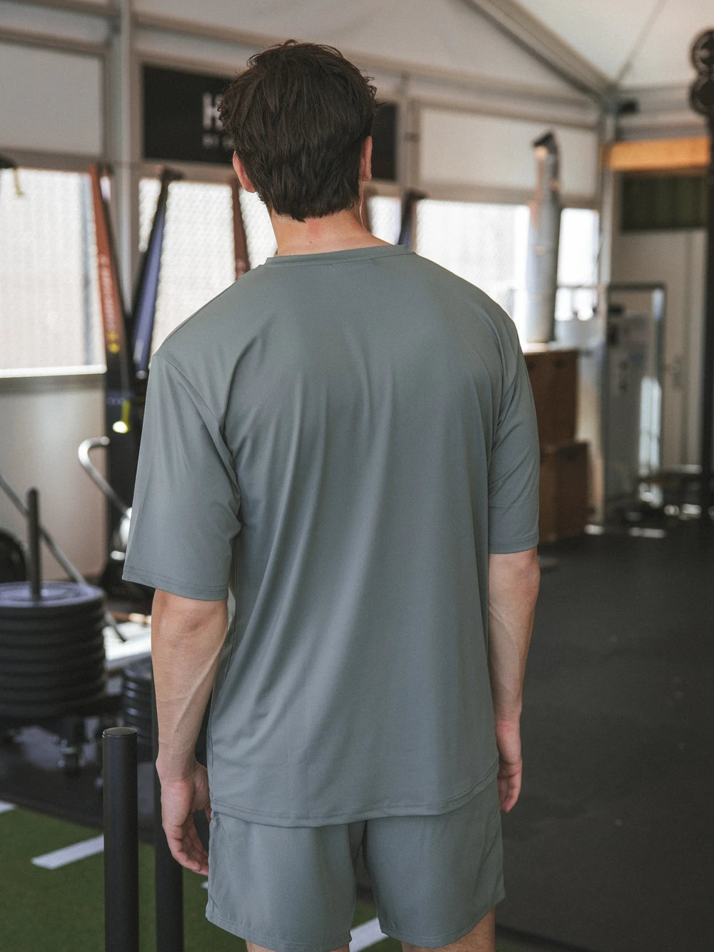 Olive Oversized Sport T-shirt