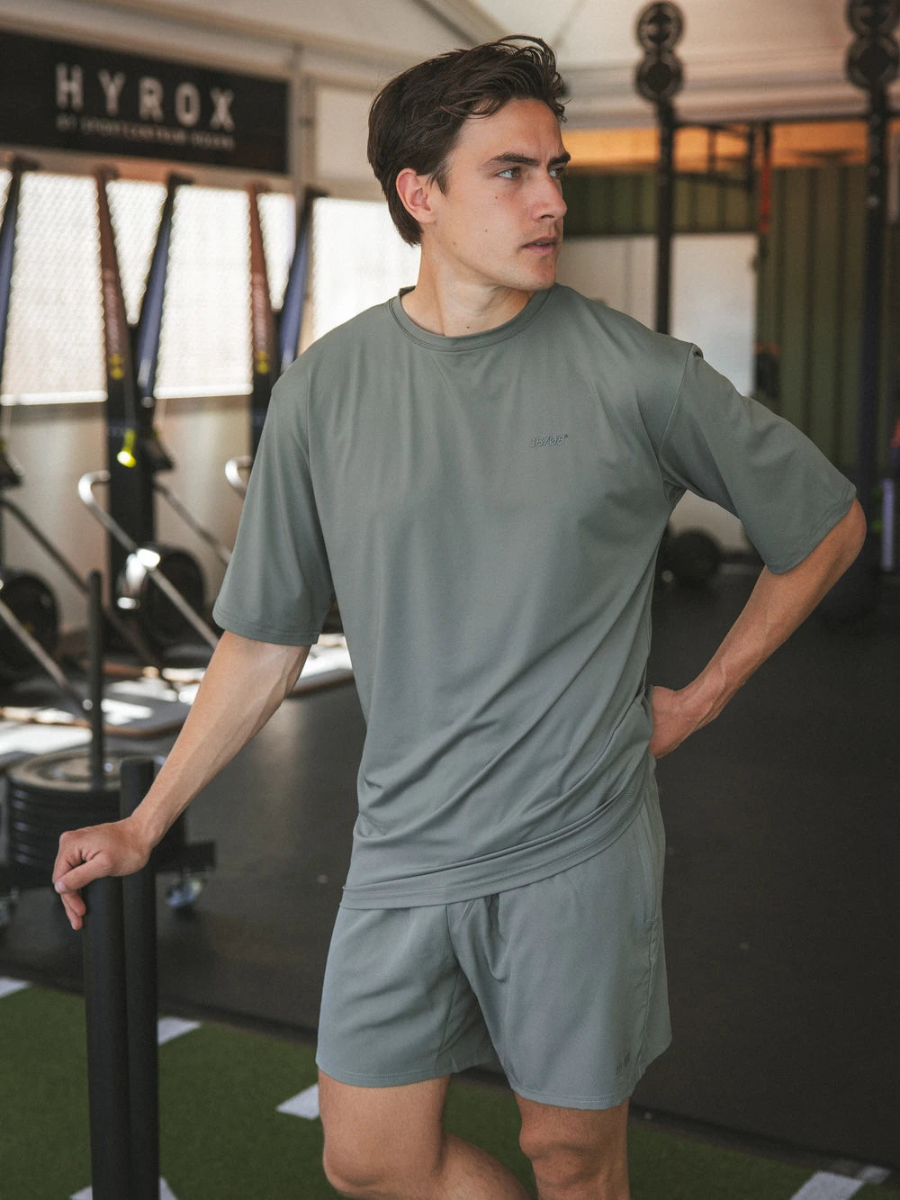 Olive Oversized Sport T-shirt