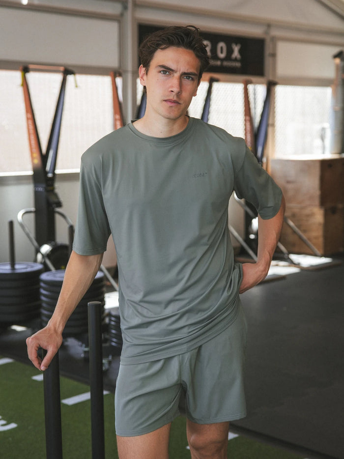 Olive Oversized Sport T-shirt